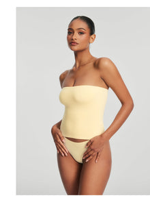 Seamless Full-Length Tube Top | Lemon Meringue