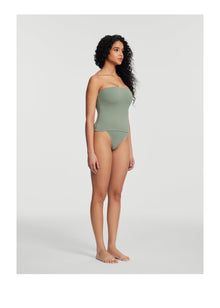 Seamless Full-Length Tube Top | Sage Green