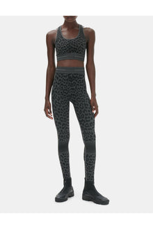 Seamless Jacquard Leggings | Black