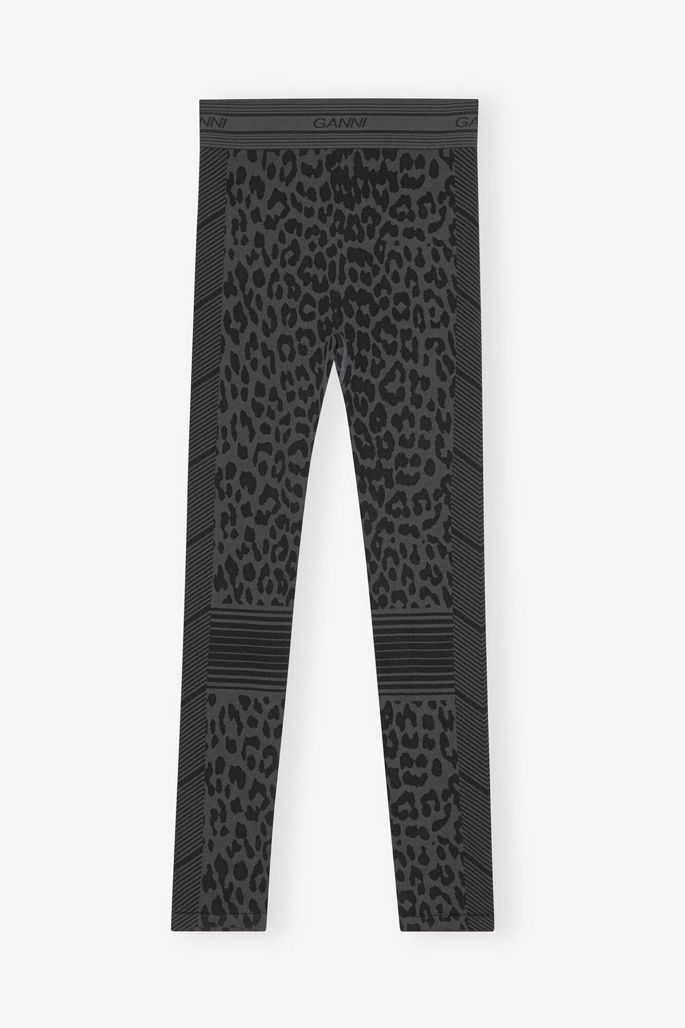 Seamless Jacquard Leggings | Black