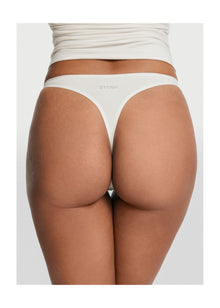 Seamless Thong Panty | White