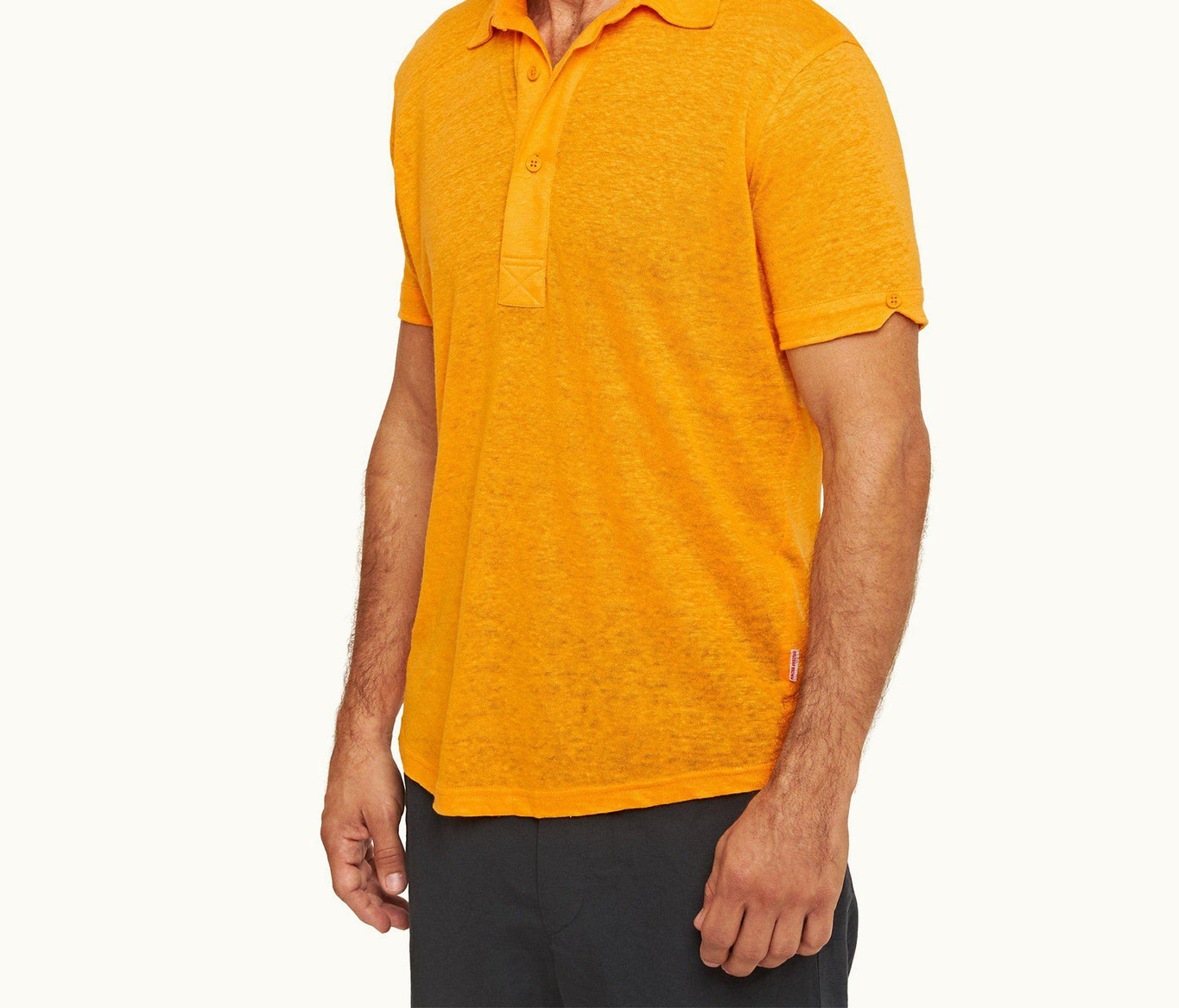 Sebastian Linen Tailored Fit Linen Polo Shirt | Beacon
