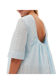 Seersucker Check Maxi Dress | Ice Water
