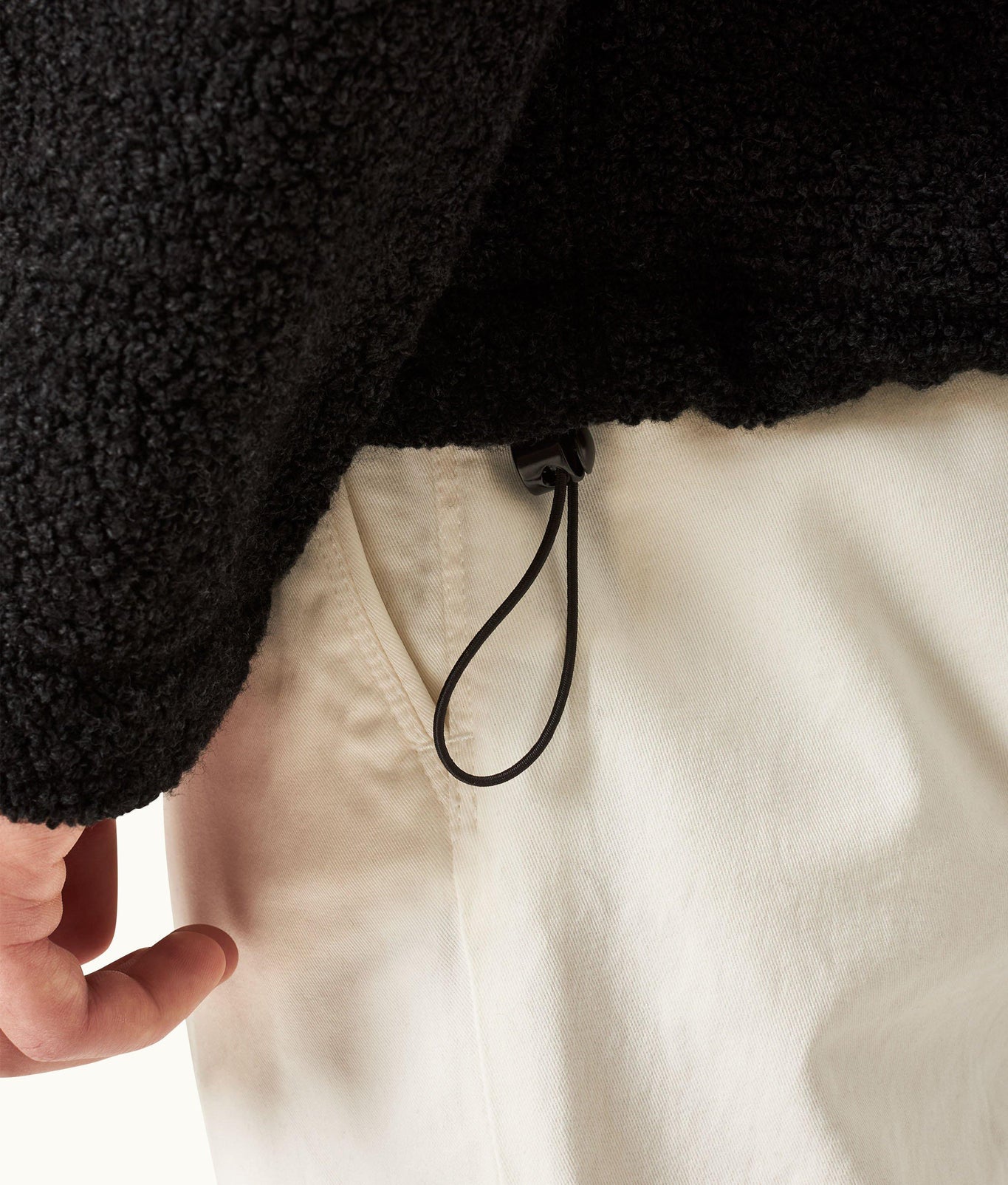 Senon Relaxed Fit Funnel Neck Sweatshirt | Volcano Ash Grey