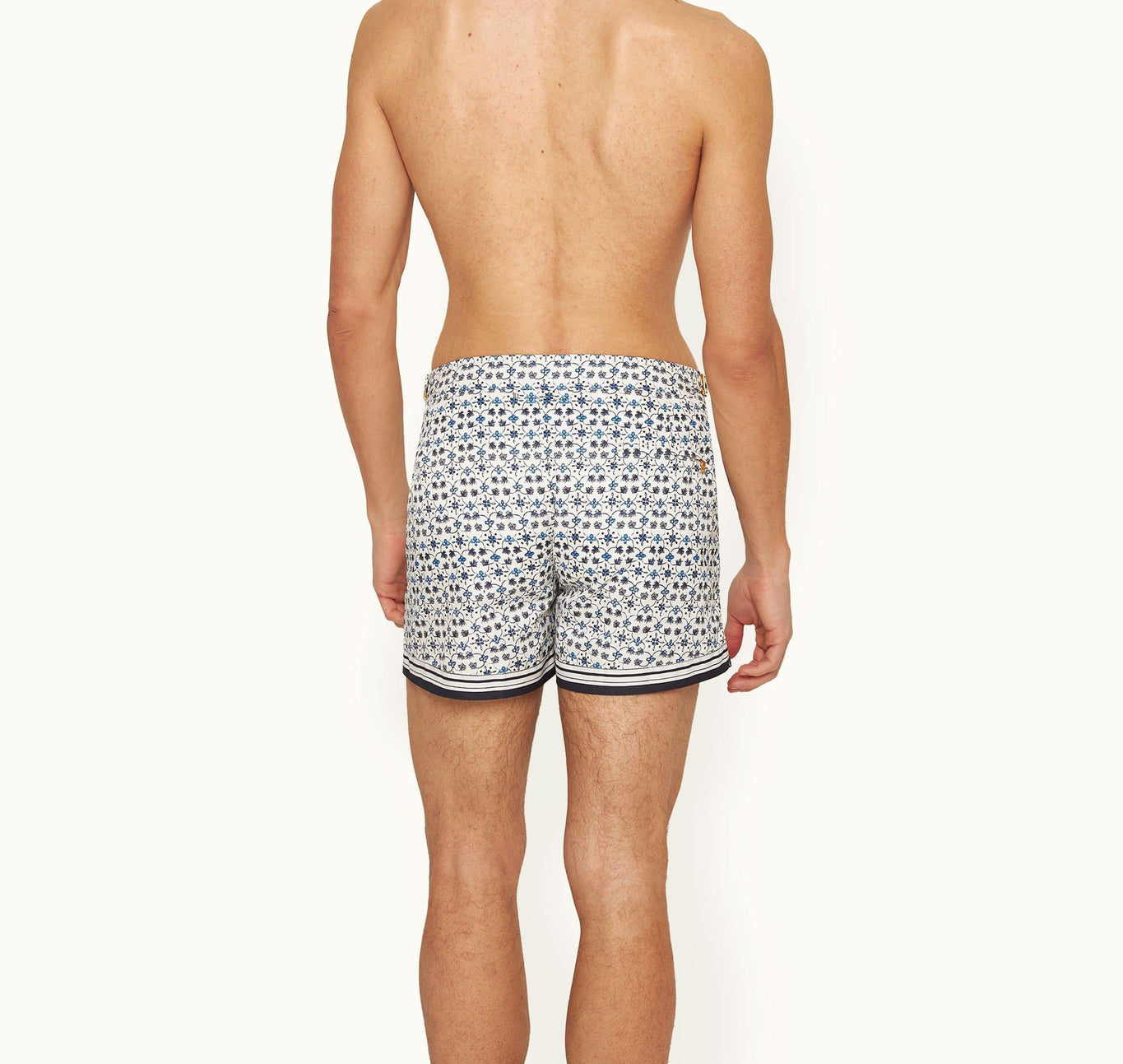 Setter Fiore Print Shorter-Length Swim Shorts | Cashew
