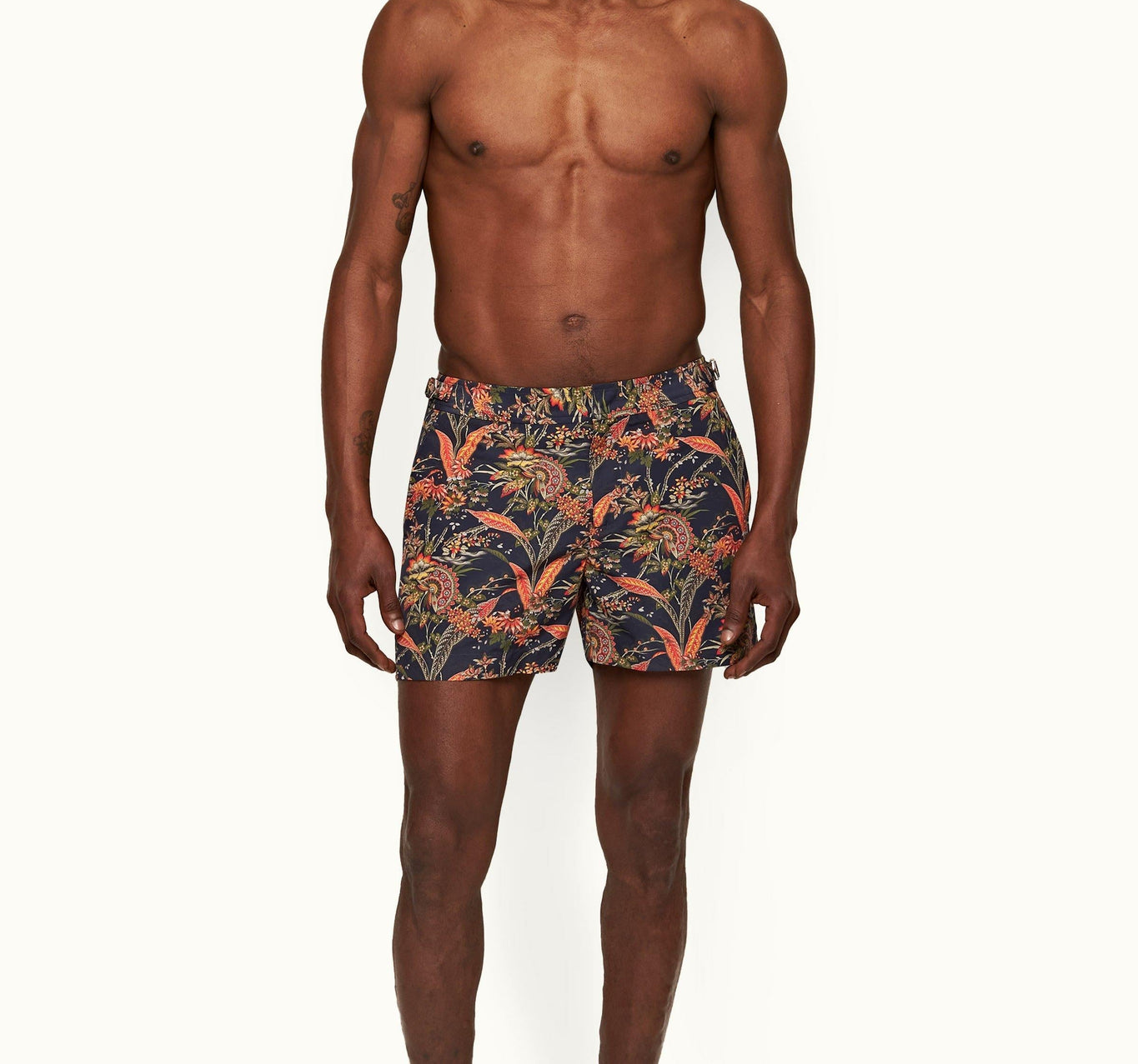 Setter Lotus Shorter-Length Swim Shorts | Midnight Navy
