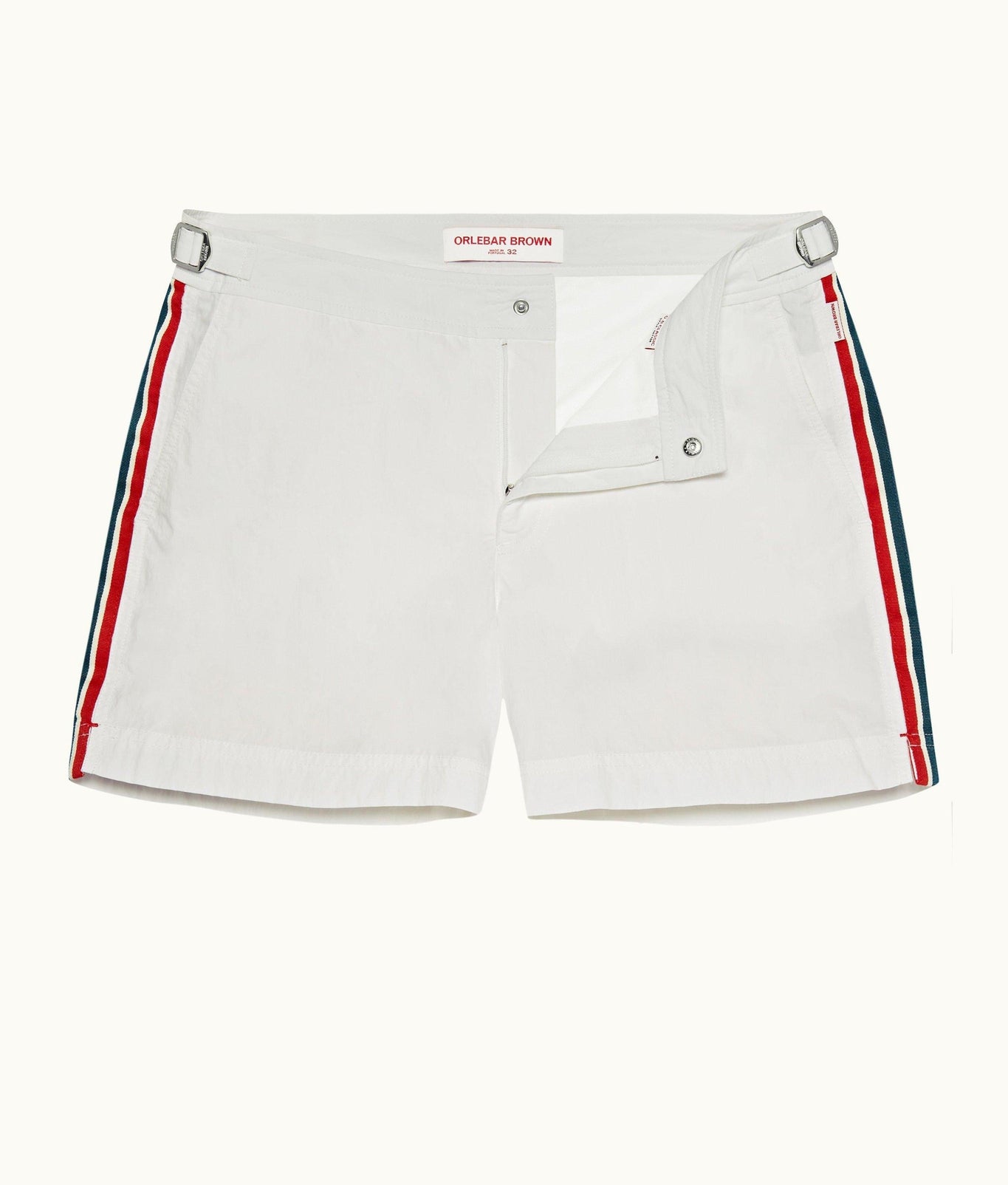 Setter O.B Tape Stripe Shorter-Length Swim Shorts | Cloud