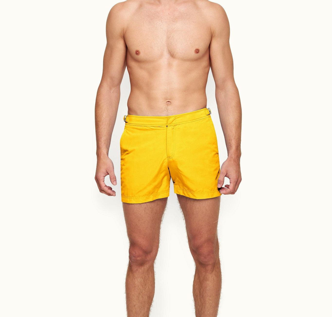 Setter Shorter-Length Swim Short | Yellow Blaze