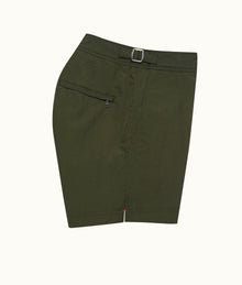 Setter Shorter-Length Swim Shorts | Palm