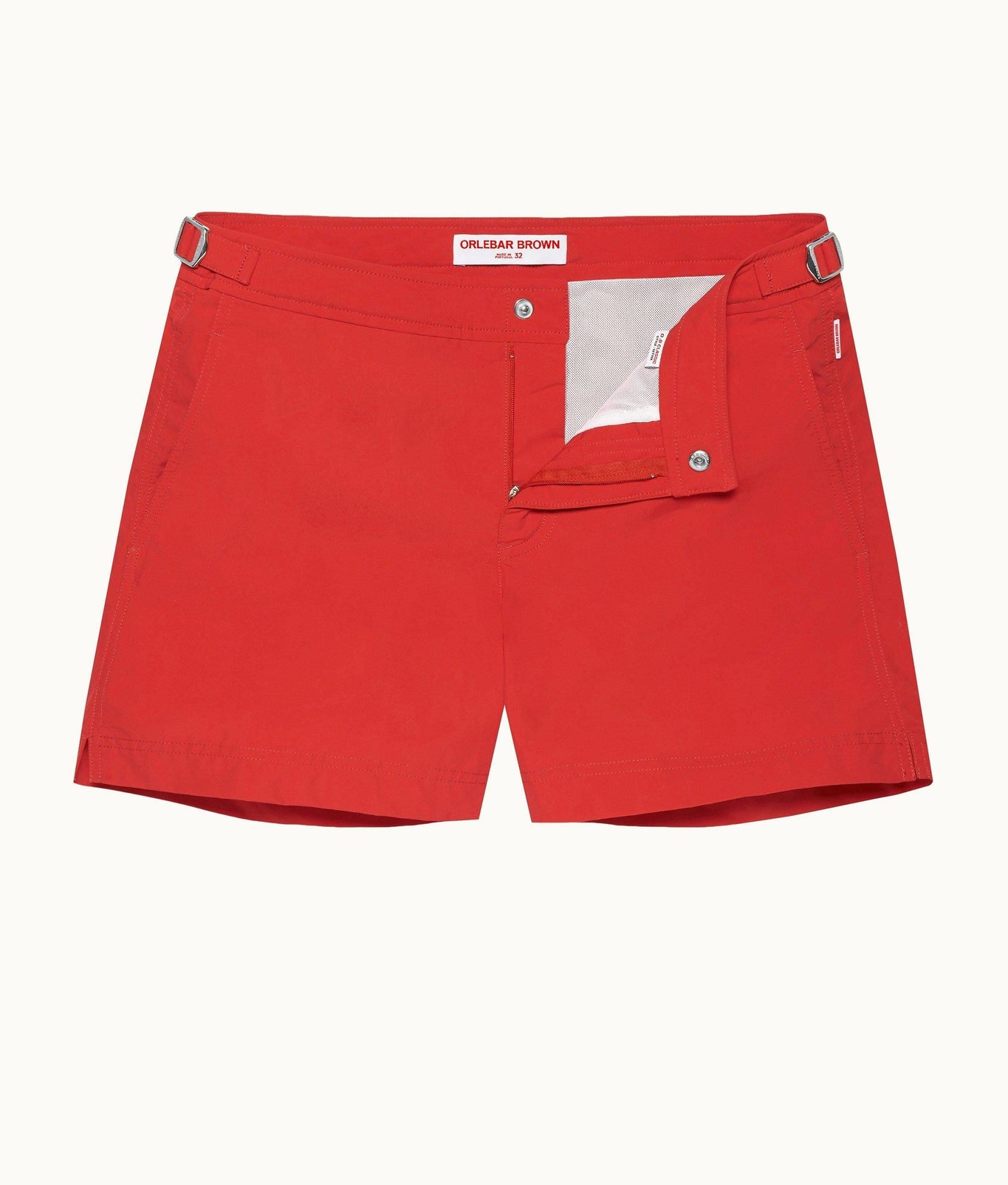 Setter Shorter-Length Swim Shorts | Rescue Red