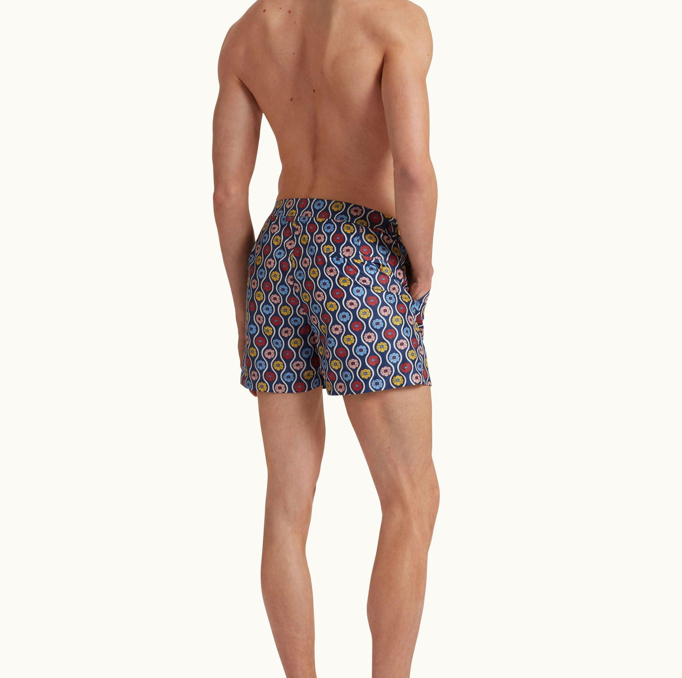 Setter Whitsun Print Shorter-Length Swim Shorts Woven | Midnight Navy