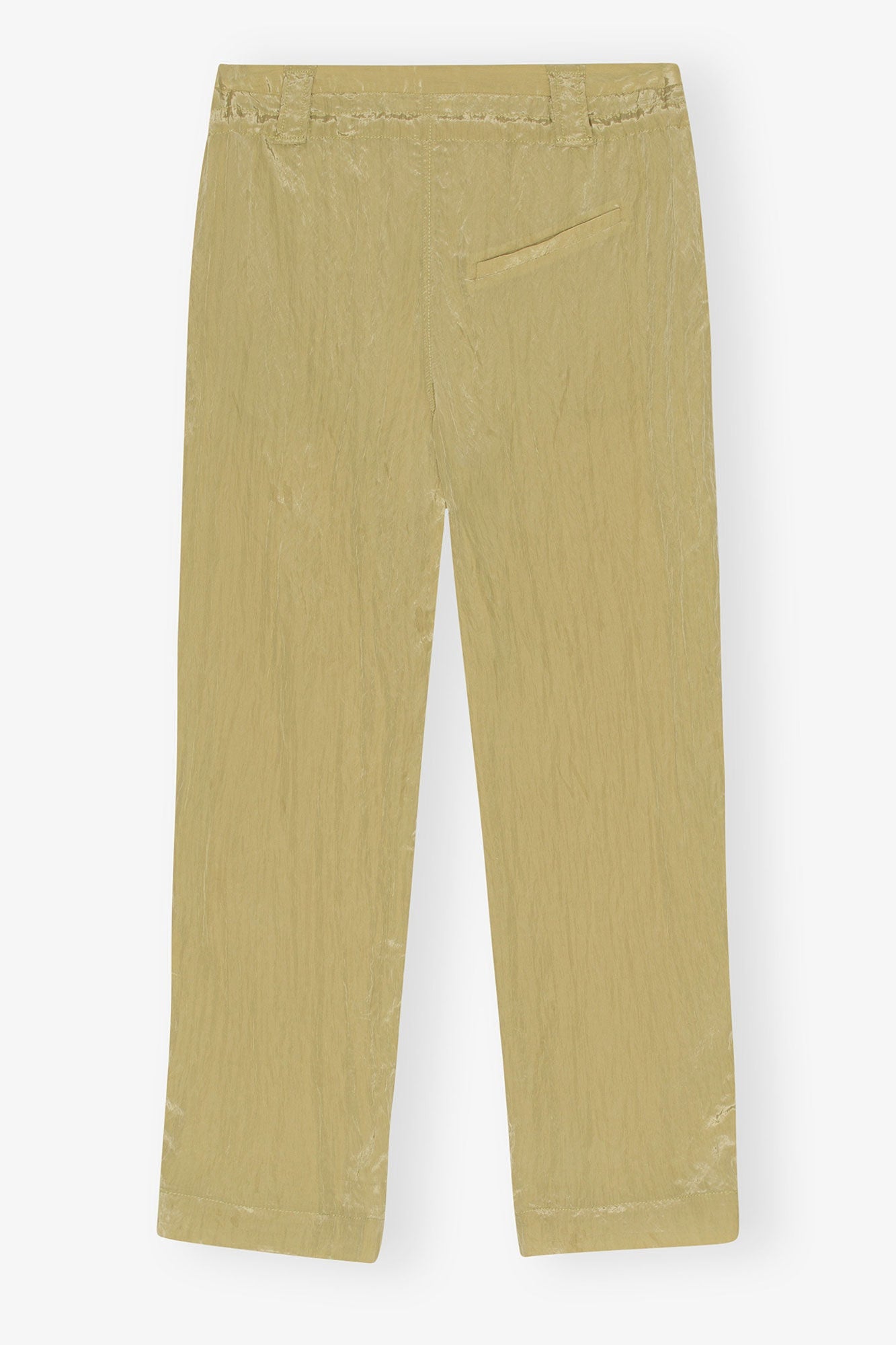 Shiny Tech Trousers | Leek Green