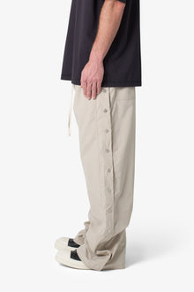 Side Snap Nylon Pants | Tan