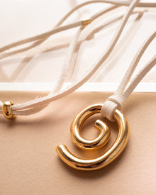 Shell Beach Pendant Necklace- White | Sivan Ayla x Luv Aj | 18K Gold Plated
