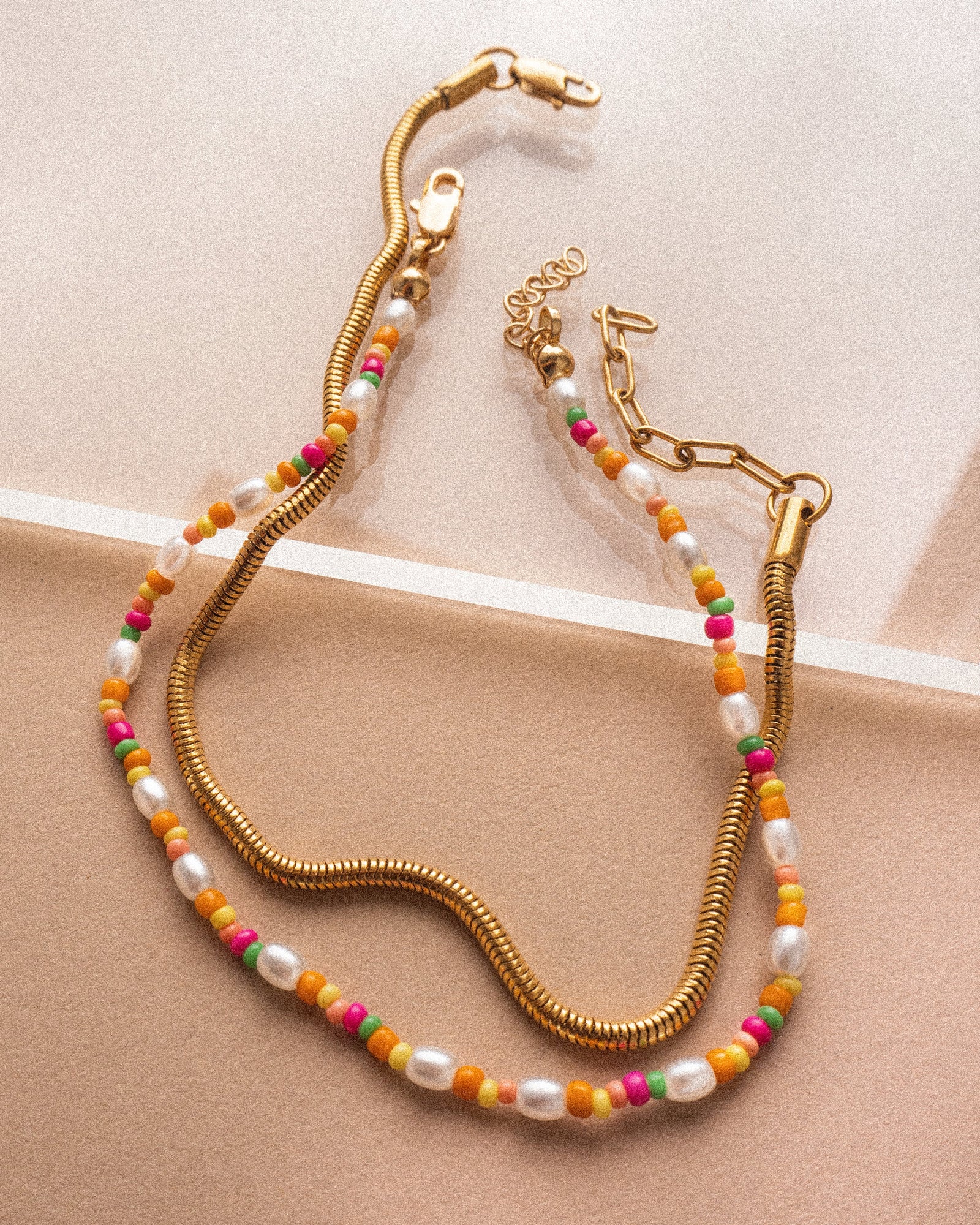 Lahaina Pearl Anklet Set | Sivan Ayla x Luv Aj | 18K Gold Plated