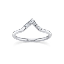 Women | White Diamond Skip A Beat Band | 14k White Gold