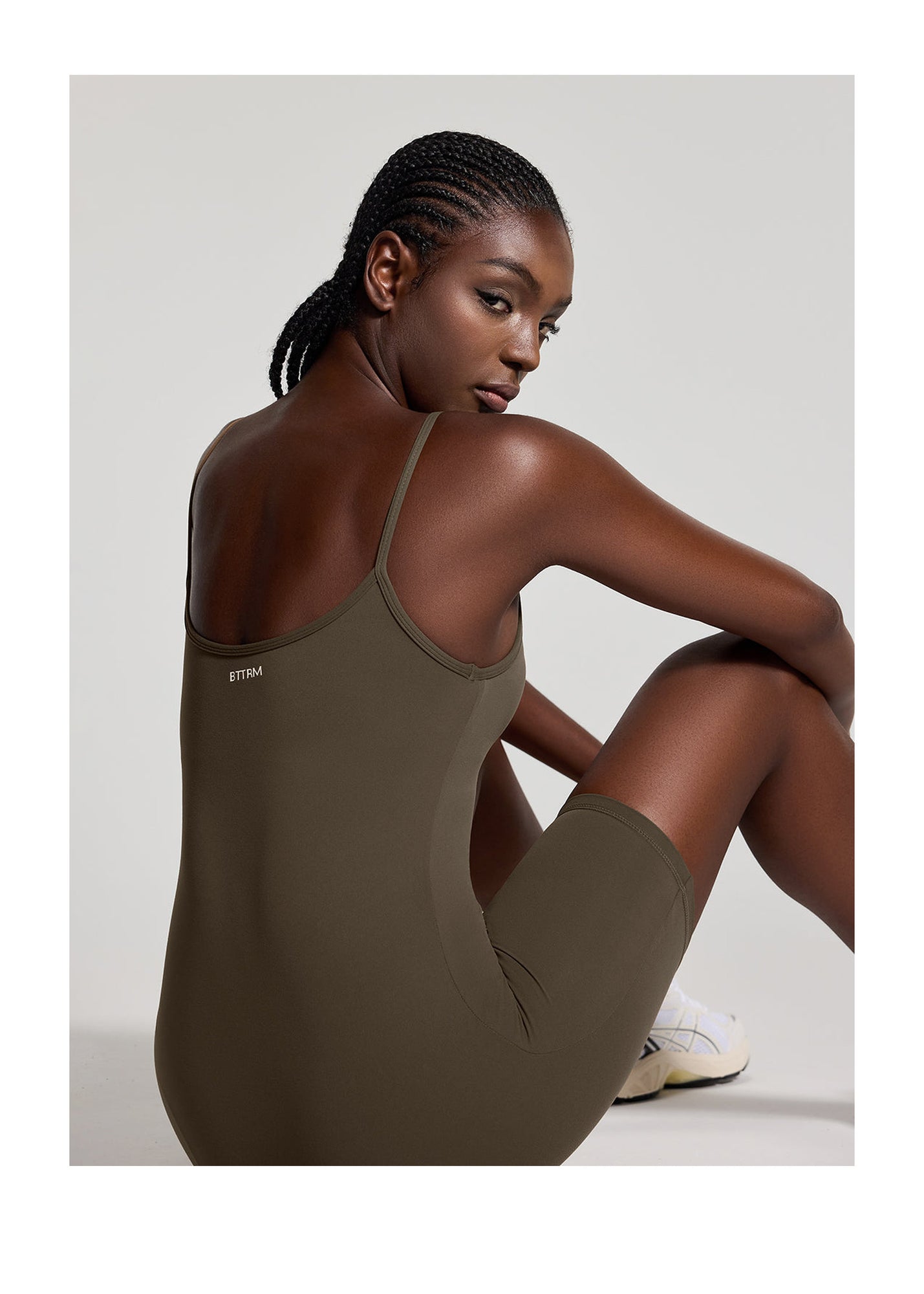 Sleeveless One-Piece Bodysuit | Espresso