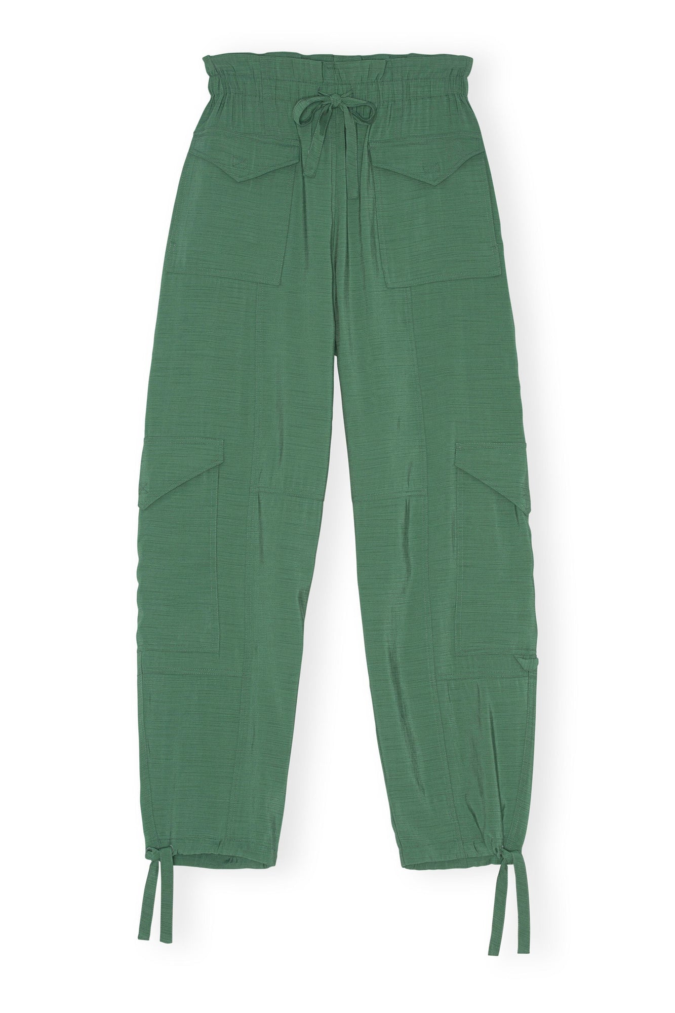 Slub Cargo Trousers | Myrtle