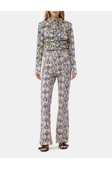 Snake Printed Iry Jeans | Safari
