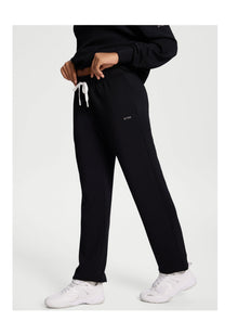 Soft Straight-Leg Sweatpants | Black