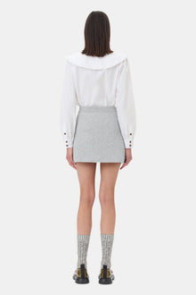 Sparkle Mini Skirt | Silver