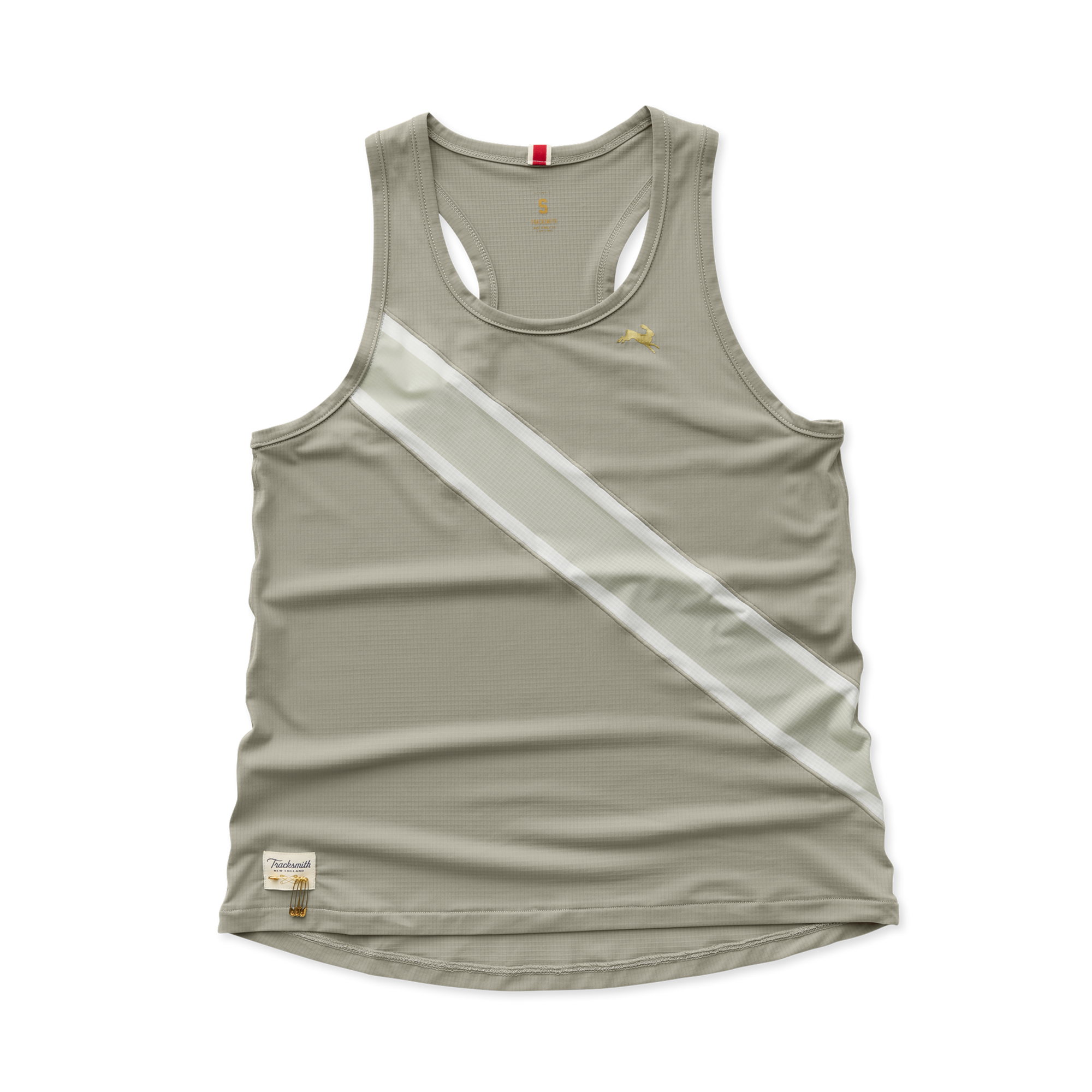 Womens | Strata Singlet | Taupe/Sprout/Ivory