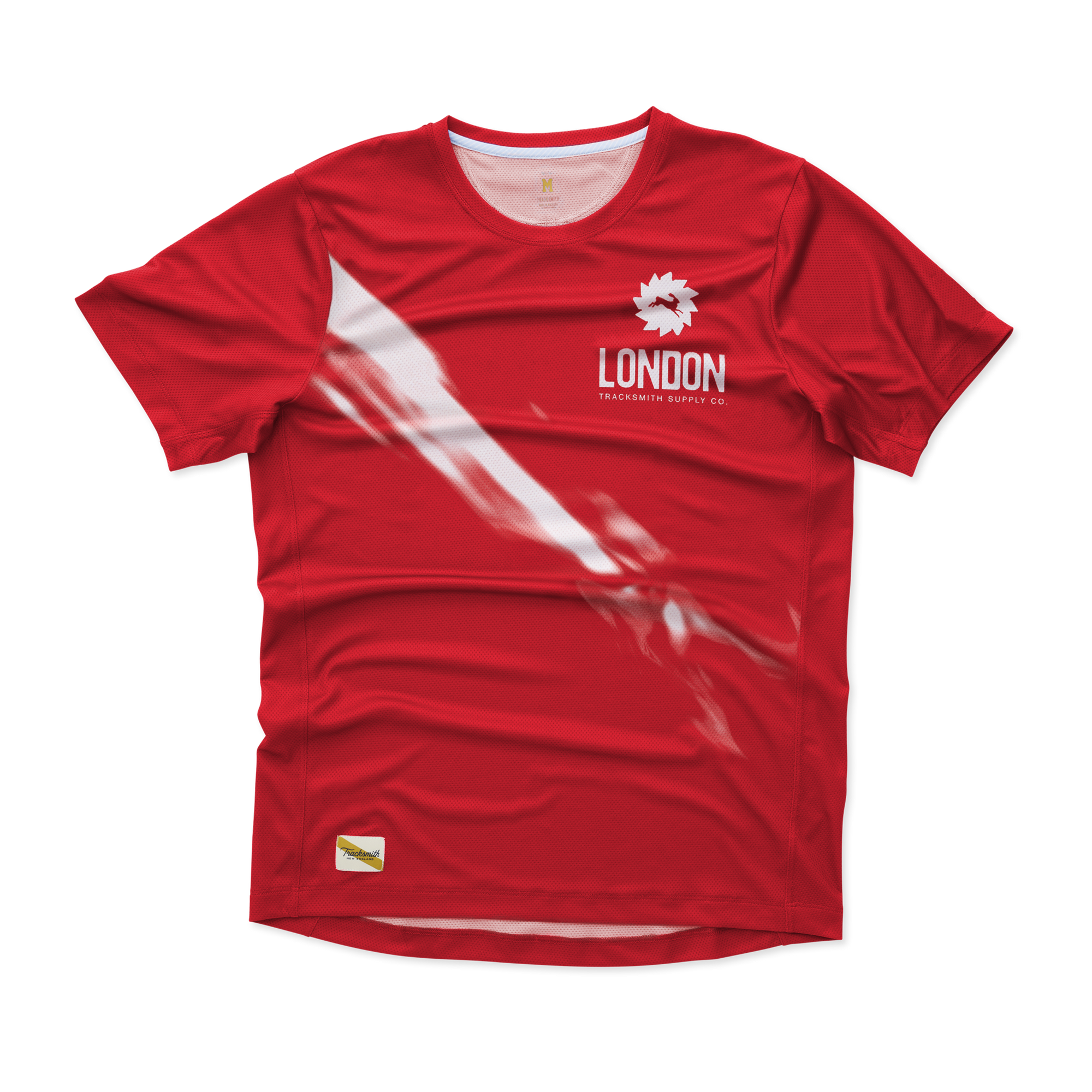 Mens | London Tee | Red/White