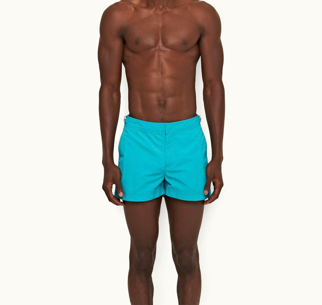 Springer Shortest-Length Swim Shorts | Crystal Sea