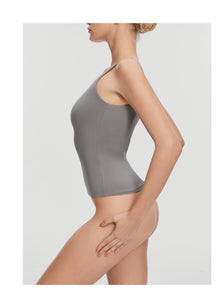 Square Neck Tank Top | Cool Gray