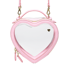 Clear Heart Crossbody Bag