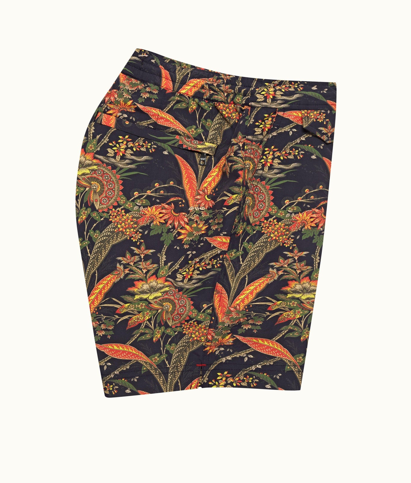 Standard Lotus Mid-Length Drawcord Swim Shorts | Midnight Navy