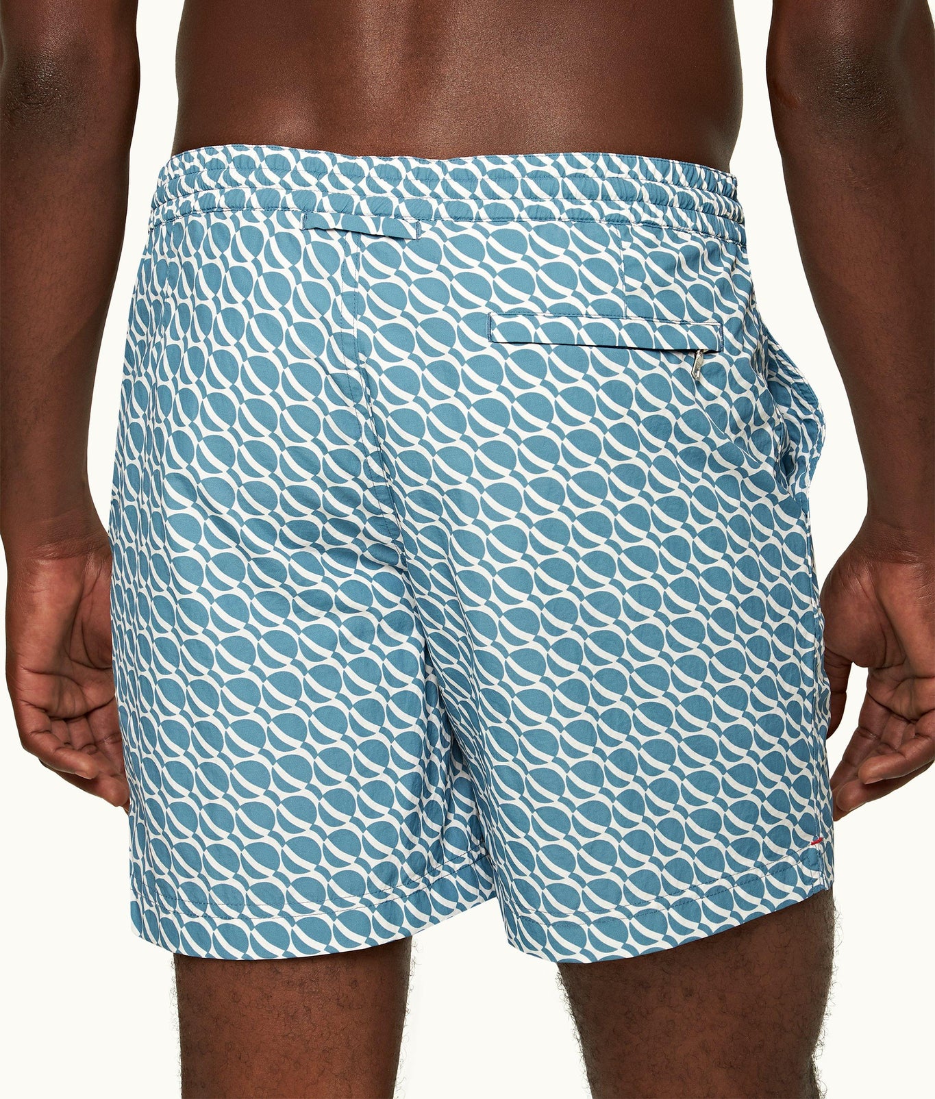 Standard Orbit Mid-Length Drawcord Swim Shorts | Wish Blue
