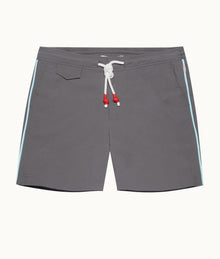 Standard Piping Drawcord Mid-Length Swim Shorts | Fossil