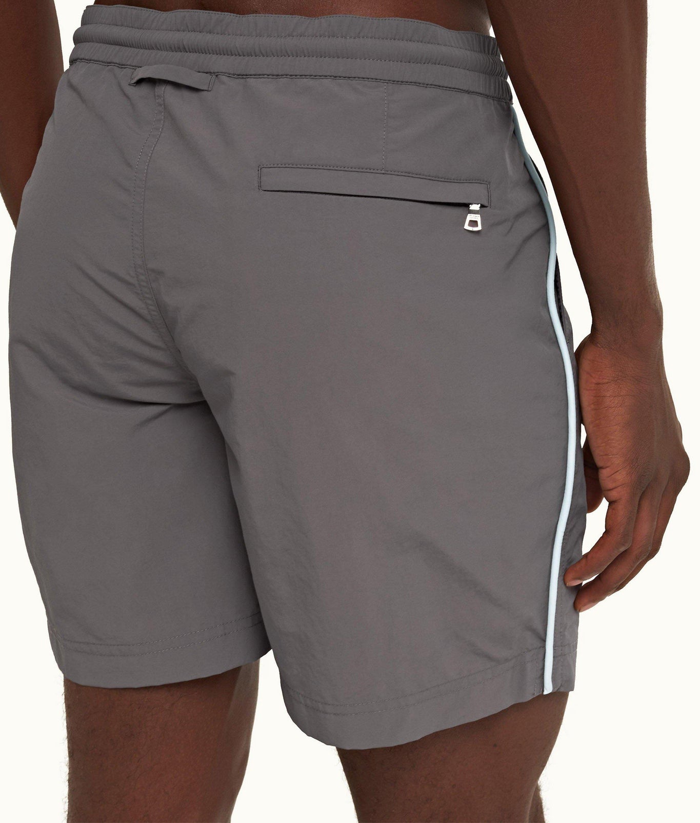 Standard Piping Drawcord Mid-Length Swim Shorts | Fossil