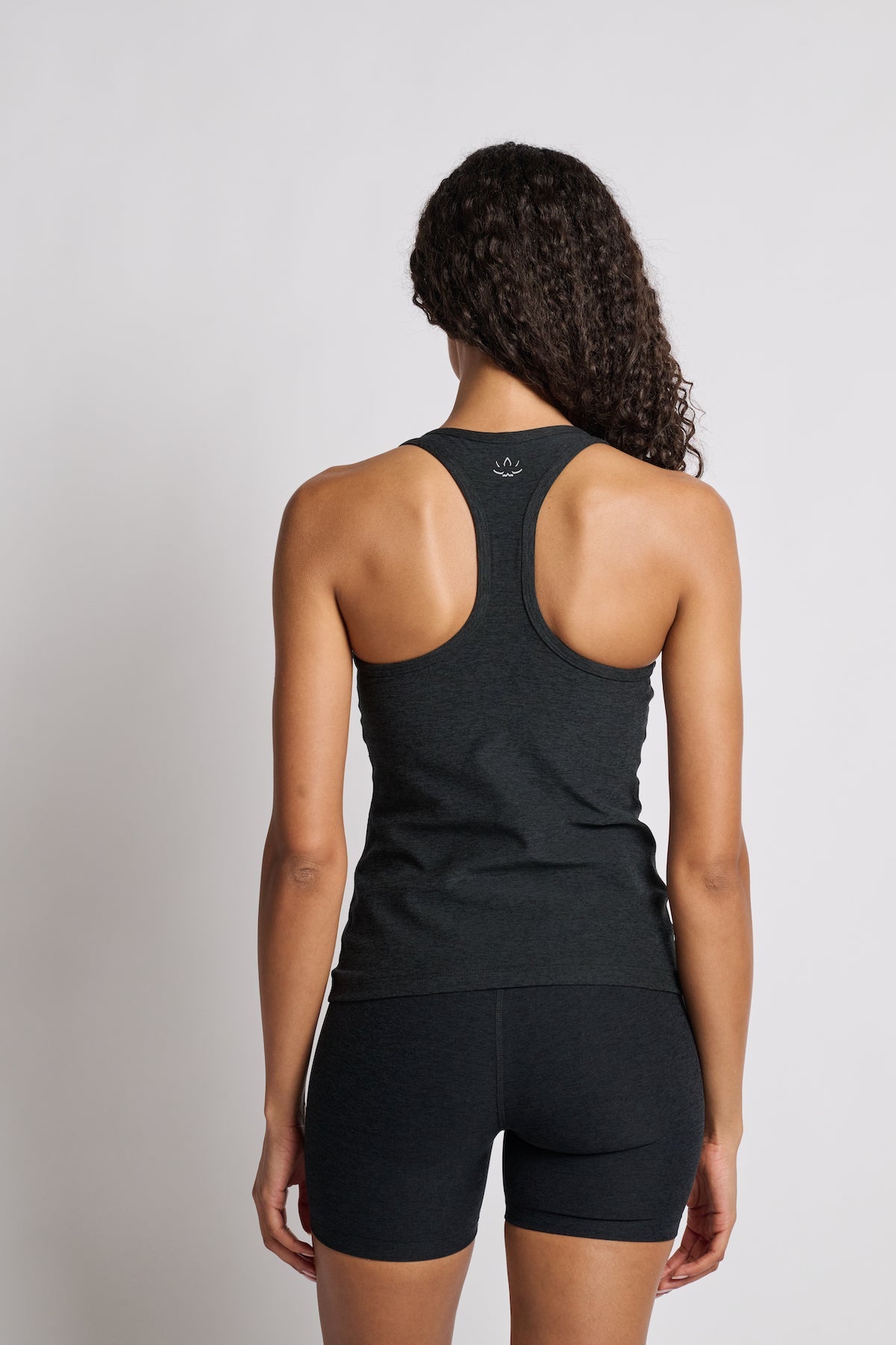 Beyond Yoga | Step Up Racerback Tank | Darkest Night