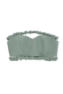 Strapless Crop Top | Green Bay