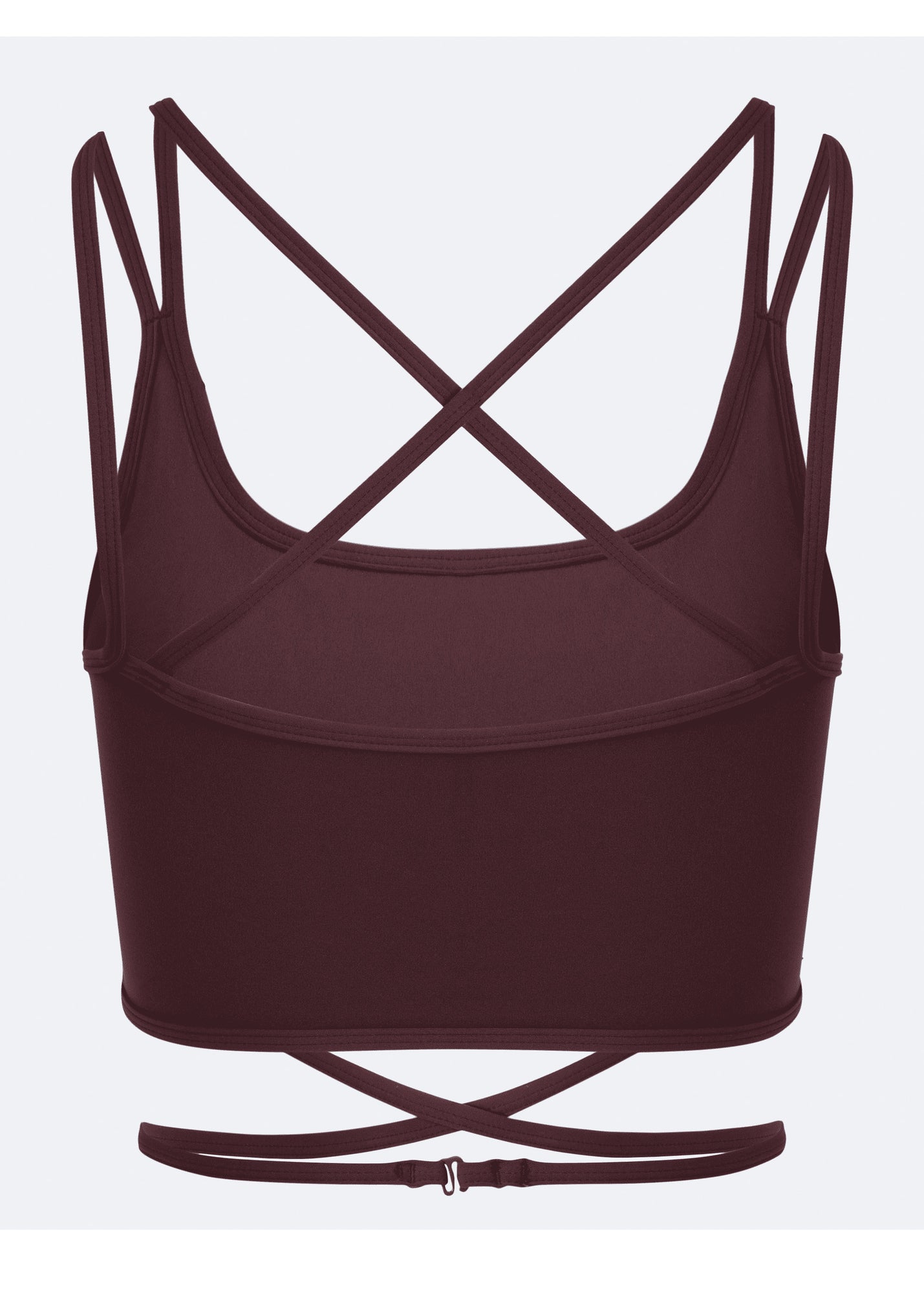 Strappy Front Top | Burgundy
