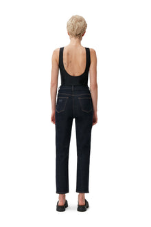 Stretch Cropped Jeans | Indigo