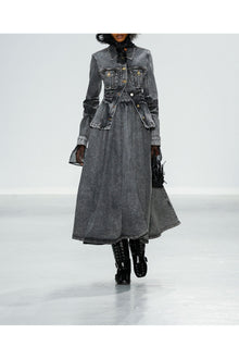 Stretch Future Denim Dress | Black Washed