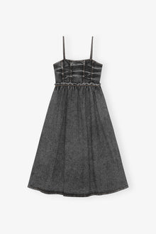 Stretch Future Denim Dress | Black Washed