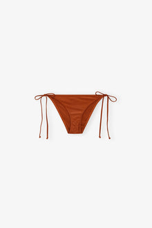 String Bikini Briefs | Copper Brown