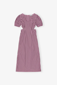 Striped Cotton Cutout Dress | Bonbon