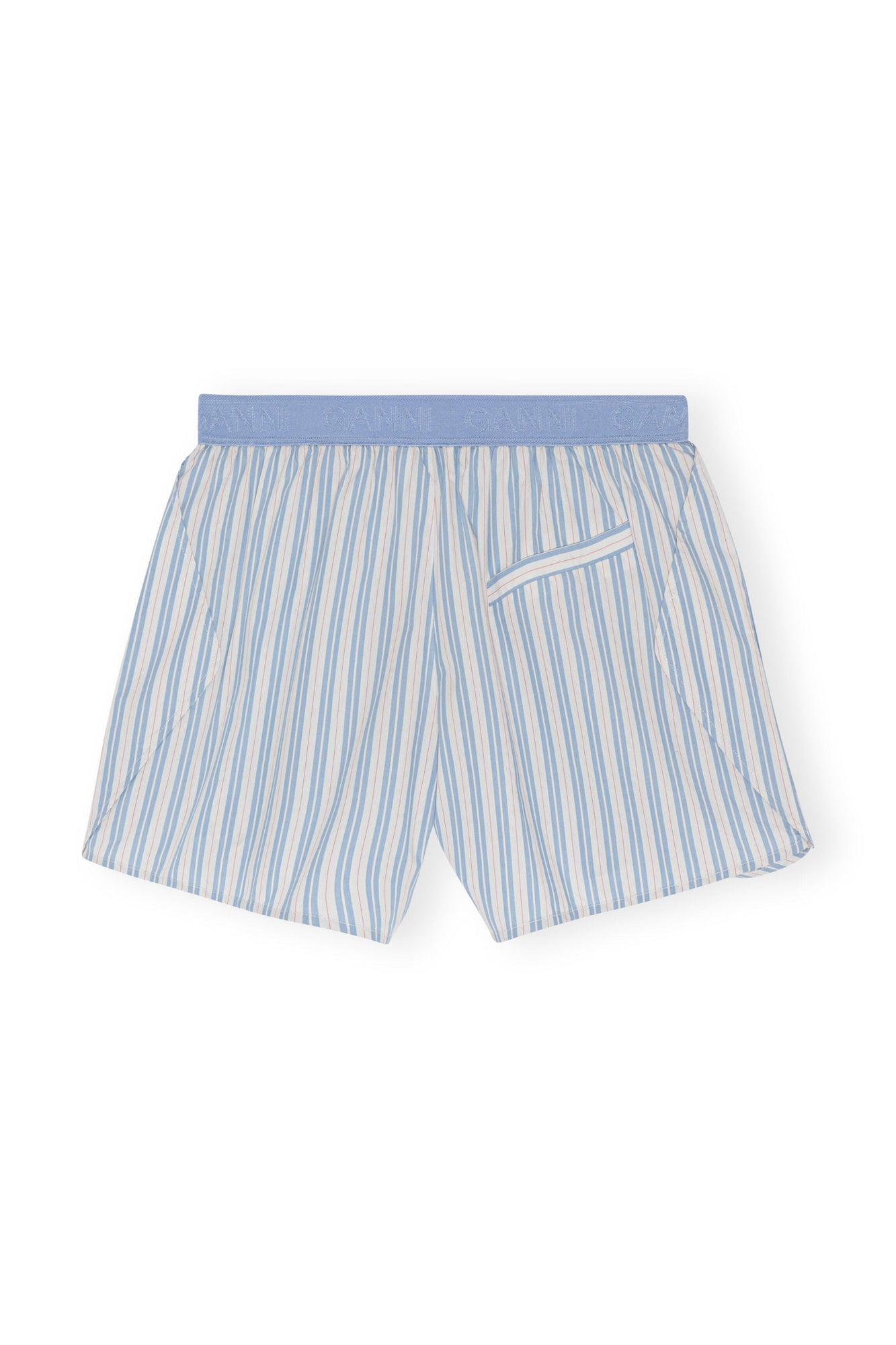Striped Cotton Shorts | Forever Blue