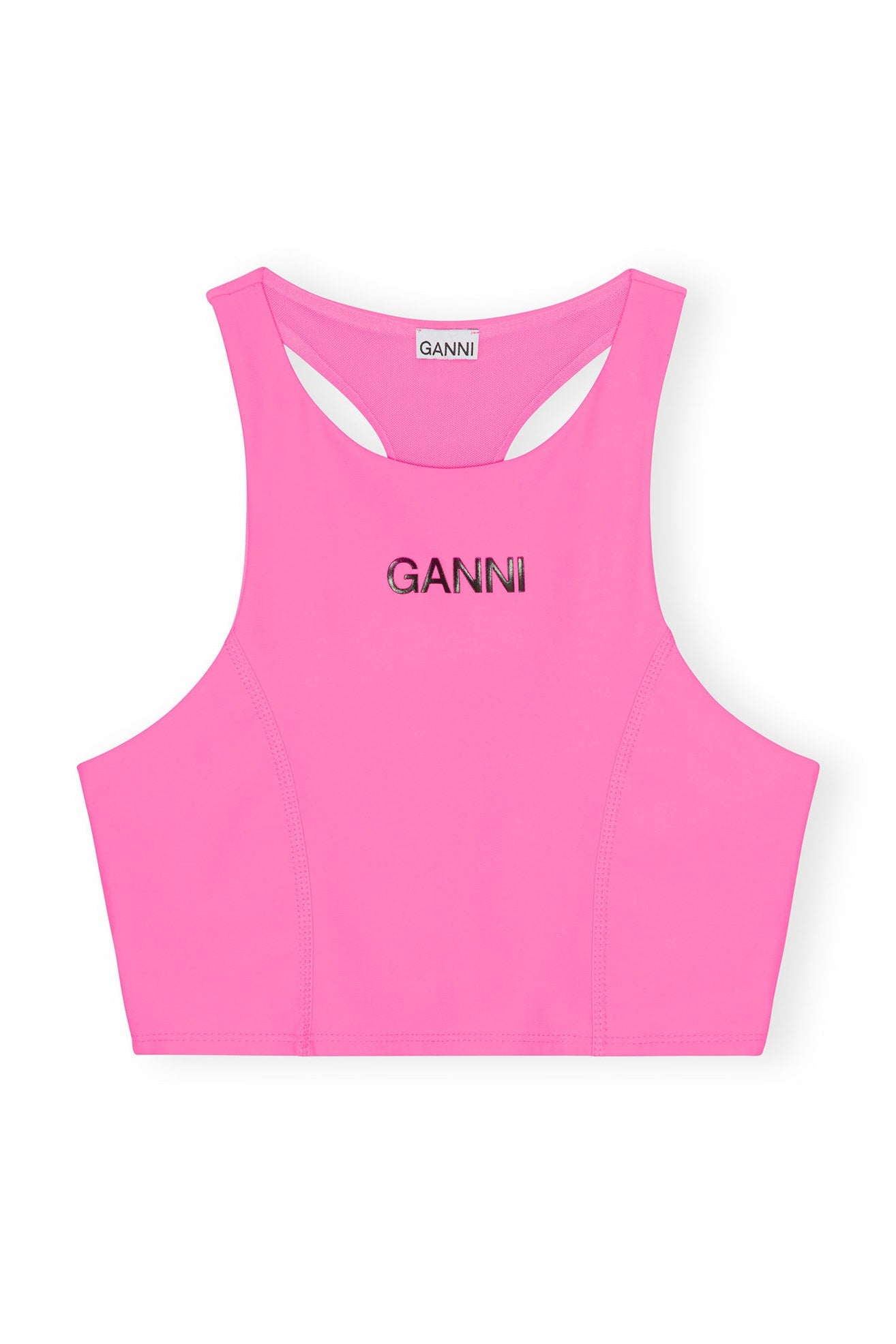 Logo Performance Crop Top | Carmine Rose