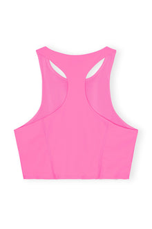 Logo Performance Crop Top | Carmine Rose