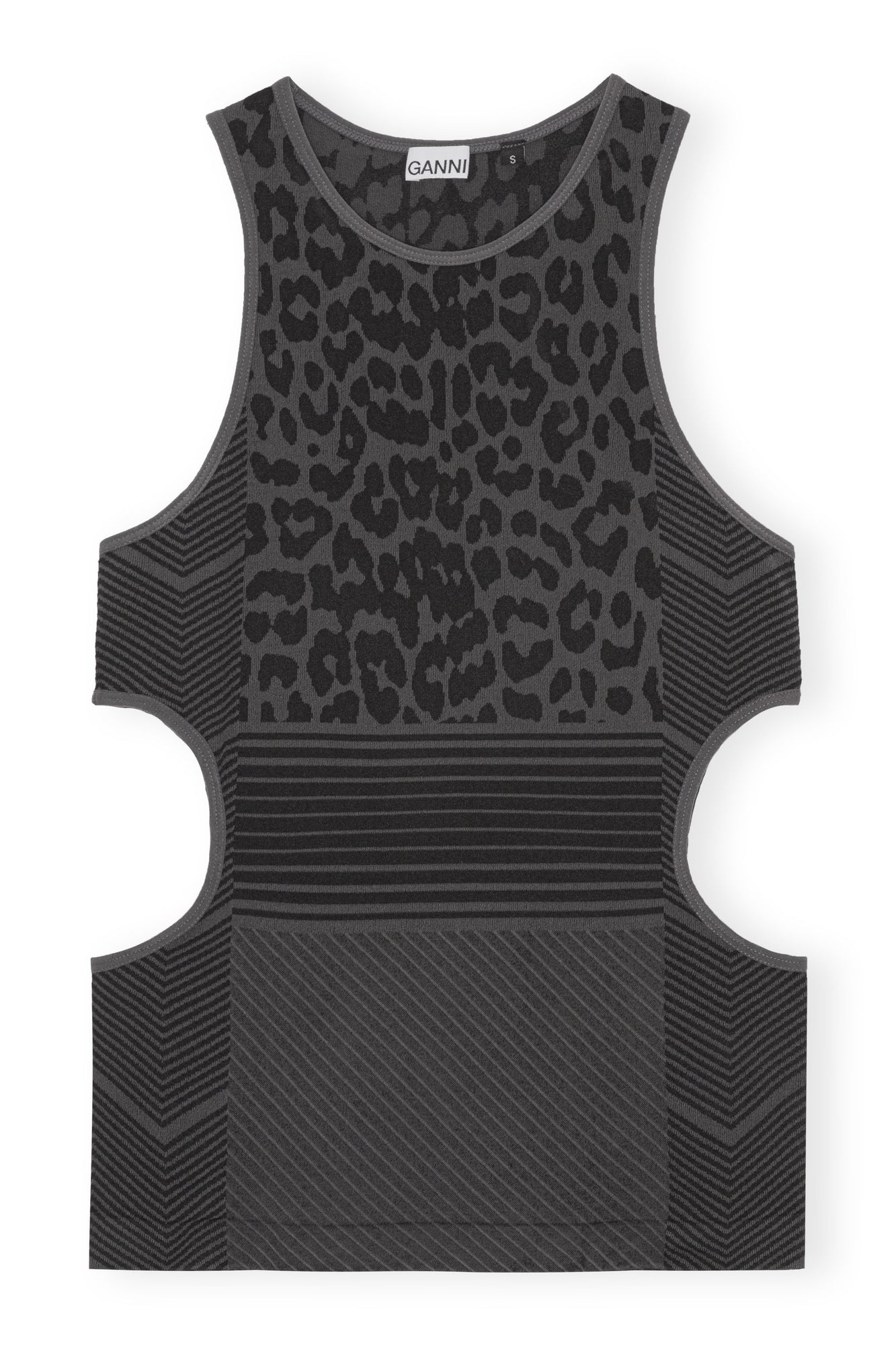 Seamless Jacquard Top | Black