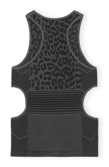 Seamless Jacquard Top | Black