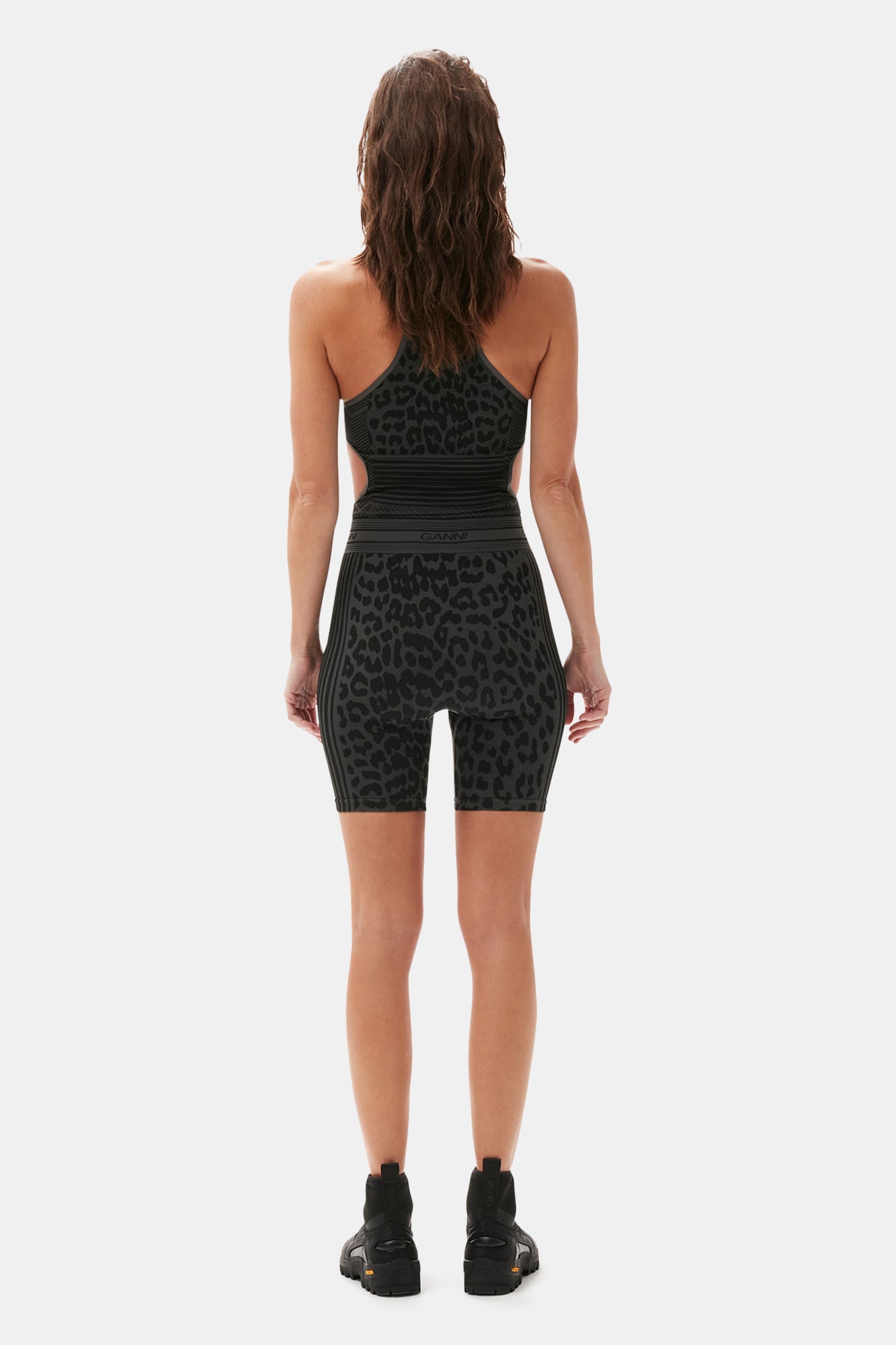 Seamless Jacquard Top | Black