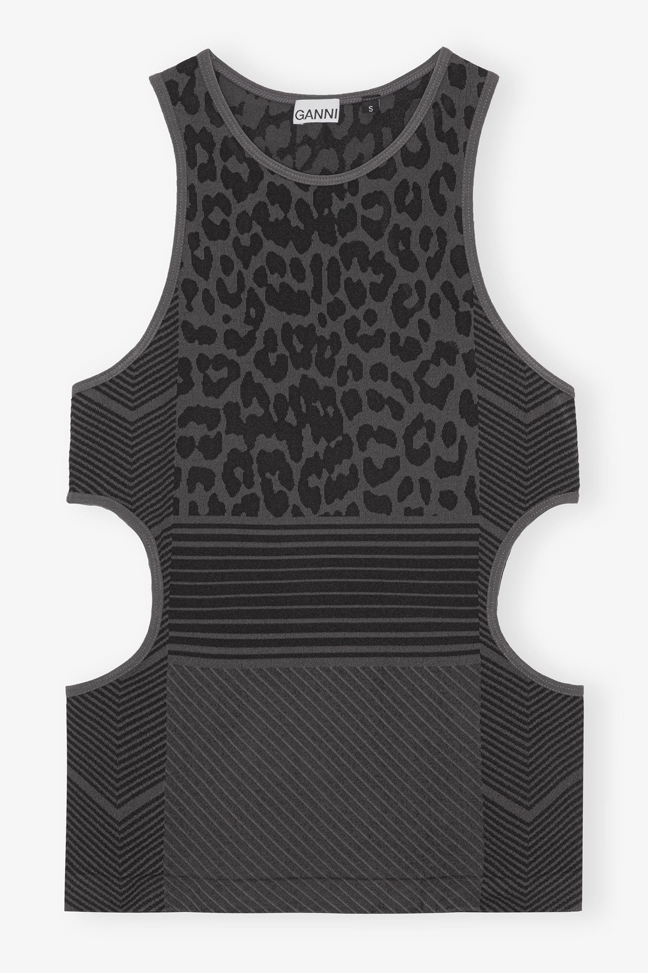 Seamless Jacquard Top | Black