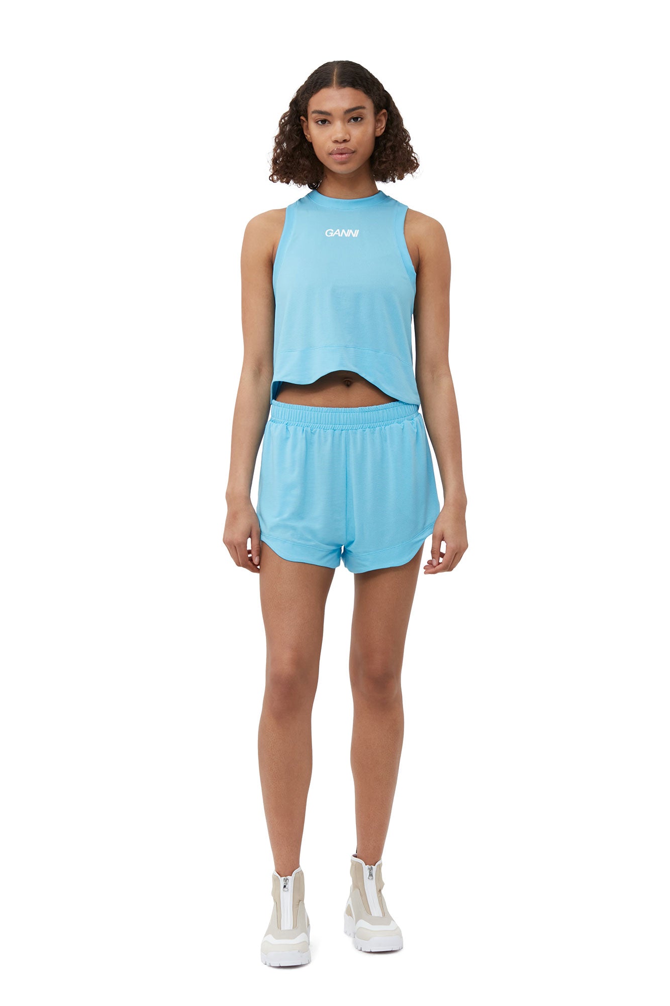 Active Mesh Top | Ethereal Blue